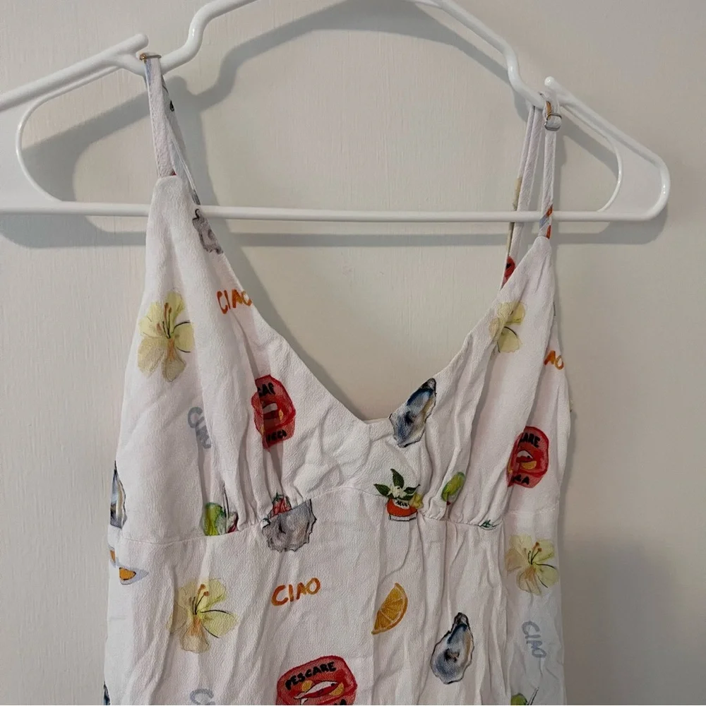 Princess Polly Jaye Ciao Italian White Mini Dress 6 - Picture 4 of 13